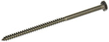 The Hillman Group 964590 1/4 x 5Inch Stainless Steel Hex Lag Screw, 10Pack, 5 inches, No Color