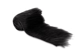 FabricLA Black Shaggy Plush Faux Fur Strips - Craft Fur for Gnomes, Cosplay, and DIY Projects | 2 X 60