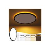 15 Inch Flush Mount Ceiling Light with Night Light, 36W 3600LM, Dimmable LED Ceiling Lights Fixture with Remote Control, 3000K/4