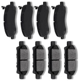AUTOMUTO 8PCS Front & Rear Ceramic Disc Brake Pads Set D866 D1037 For Chrysler 200 Sebring For Dodge Avenger Caliber For Jeep Co