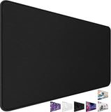 Large Mouse Pad, Desk Mat Office Desk Pad Gaming Mouse Pad with Stitched Edges, 31.5 x 15.7 Mousepad with Non-Slip Waterproof Ru