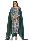 Gosriki Women'S Cotton Blend Straight Printed Kurta With Pant & Dupatta (Ramna Blue-Gs_Xxl_Blue_Xx-Large),Blue,2,B0D2NDXTPM