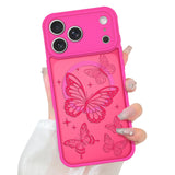 Fiyart Designed for iPhone 17 Pro Max Case Cute Butterfly for Women Girls Compatible with Magsafe Slim TPU Aesthetic Matte with 