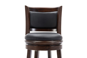Boraam Augusta Counter Height Swivel Stool, 24-Inch, Cappuccino