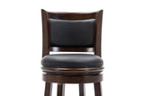 Boraam Augusta Counter Height Swivel Stool, 24-Inch, Cappuccino