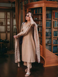Gosriki Women'S Rayon Blend Solid Straight Kurta With Pant & Dupatta (Raja Saab Beige-Vks12-Gs_L_Beige_Large),Beige,,B0DT77SVLG