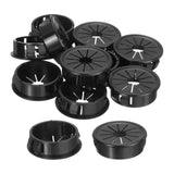 Uxcell 20Pcs Cable Grommets, Snap Bushing Grommet For Holes With 1.26(32Mm) Mounting, Round Nylon Snap In Cable Desk Grommet Fo