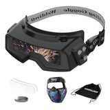 YESWELDER True Color Auto Darkening Welding Goggles, Wide Shade Range 4/5-9/9-13 with Grinding, Welding Glasses Welder Mask Weld