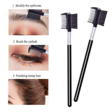 1 PCS Eyelash Comb and Eyebrow Brush Comb, Eyebrow Eyelash Brush Makeup Tool for Eyelashes extension (1 Count (Pack of 1))