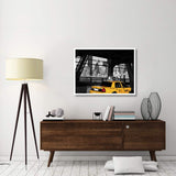 Taxi On The Queensboro Bridge, Nyc-Paper Art-42,,X32,,
