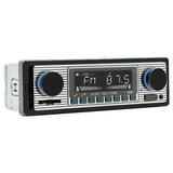 Classic Single Din Car Radio with Bluetooth, Car Stereo FM Radio Receiver, Hands Free Calling, Voice Control,Car Mp3 Player,USB/