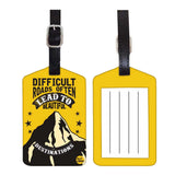 Nutcase Designer Luggage Travel Baggage Tags Single Tag With Name Card Inside Difficult