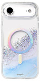 SCORPIFY for iPhone 17 Air Case [Compatible with MagSafe] with Gleam Arctic Aurora Case, Cute Clear Magnetic Phone Cover Bumper 