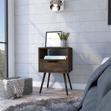 Otom Nightstand -Bedroom -Dark Walnut