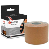 Body Sport Physio Tape, Kinesiology Tape to Support Muscles and Joints - 3 in x 5.5 yds - Natural