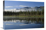 Boreal Forest Along Lake Edge, Nutzotin Mountains, Alaska-Canvas Art-24X18
