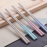 EAGEAN 4 Pairs of Different Colour EcoFriendly Reusable Chopsticks That are Sustainable and Convenient!