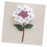 Ecomistiq 2Xbeautiful 3D Flower Stumpwork Embroidery Kit For Beginners Chrysanthemum | Other Hand Embroidery Kits | Hand Embroid