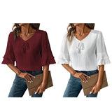 Toplot Fashion Women Tops || Shirt For Woman || Trendy Top For Women || Western Tops For Woman Stylish || Value Pack (Pop-Tshirt-5231-Maroon-White-S),Maroon - White,,B0FCSC5QQY