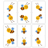woopme Honey Bee Magnetic Bookmark for Students Kids Book Lovers Readers Gift Magnetic Page Clips Folding 6Pcs