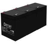 Mighty Max Battery ML5-12 - 12 Volt 5 AH SLA Battery - Pack of 3