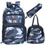 Daikon Cambo School Backpack with Lunch Bag and Pencil Pouch 19 inch