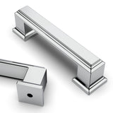 Asidrama 10 Pack 3 Inch(76mm) Polished Chrome Kitchen Cabinet Handles, Cabinet Pulls Kitchen Cabinet Hardware for Cupboard Drawe