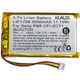 HXJNLDC DC 3.7V 3000mAh LIP1708 Rechargeable Lithium-ion Battery for Sony PlayStation 5 Dualsense PS5 Wireless Controller CFI-ZC