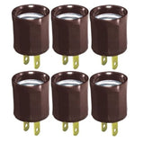 LAMPHOLDER ADAPTER BROWN
