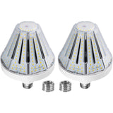 NS 1-Set 120W Ultra-Bright Flicker-Free LED Bulbs (18,500LM | 5000K Daylight | CRI 90) - Dual E39/E26 Base with Built-in Cooling