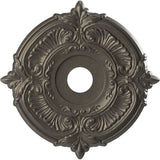 Ekena Millwork CMP19ATDST Attica Thermoformed PVC Ceiling Medallion (Fits Canopies up to 6 3/4), 19OD x 3 1/2ID x 1P, Universal 