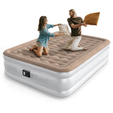 NatraCalm Air Mattress Queen with Built in Pump, Inflatable Mattress, Upgraded Blow up Mattress Queen Size for Home, Guest, Camp