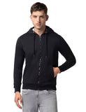 Fyltr Men'S Casual Zip-Up Hoodie With Drawstring Detail - Utility Pockets | Full Zipper | Casual Winterwear For Men,Every Ebony,Every Ebony,S