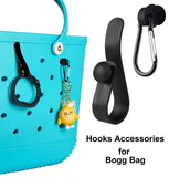 Aimeiar 4 Packs Clear Black Bogg Beach Tote Bag Accessories Compatible with Bogg Bag Insert Bag Travel Cellphone Makeup Clean To