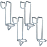 yeesport 4 Pcs Horse Water Bucket Hooks, Quality Metal, Rust-Resistant, Double Hook Design, Easy Installation for Stables Barns 