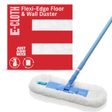 ECloth FlexiEdge Floor & Wall Duster, Reusable Dusting Mop for Floor Cleaning, Floor Cleaner Ideal for Harword, Tile, Laminate
