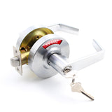 MrArm Keyed Entry Privacy Indicator Lock, Large Grade 2 Commercial Door Handle, Bathroom Door Handle Perfect for Public Restroom