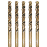 Metric Cobalt Drill Bits 11.5mm 5PCS, M35 high Speed Steel, high Hardness Straight Shank Drill, Mechanical or Hand Drill for Dri