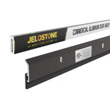 JELOSTONE 2 Pack - Commercial Door Bottom Sweep JS-N315, Heavy Duty Aluminum with Weather-Tolerant Neoprene Insert, UV-Resistant