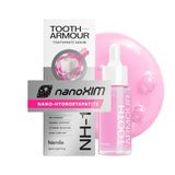 Hismile Tooth Armour Nano-Hydroxyapatite Remineralizing Toothpaste - Enamel Repair, Sensitivity Relief, Whitening & Cavity Prote
