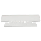 Hanging Folder Insert,Plastic,Clear,PK25