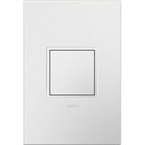 Legrand adorne 20Amp 1Gang PopOut Outlet in Gloss White With Matching Wall Plate, ARPTR201GW2WP