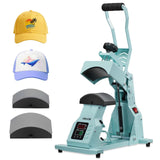 VEVOR Hat Heat Press Machine, with 2pcs Interchangeable Platens, Precise Temperature and Time Control, Hat Press for HTV Iron On