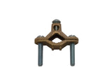 COREX 1/2 to 1 Bronze Water Pipe Ground Clamp - High Conductivity Grounding Clamp Conduit Fitting