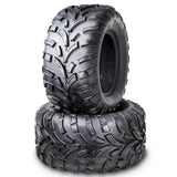 WANDA Set of 2 New ATV/UTV Tires 25x11-12 /6PR P373-10253...