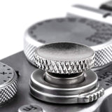 Fuji Shutter Release Button Accessories: Fujifilm Camera SOFE Shutter Button - Silver Shutter Button for Canon Nikon Leica Film 