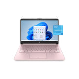 HP Stream 14 HD Laptop, Intel Celeron N4120, 4GB RAM, 64GB eMMC, Intel UHD Graphics, Thin & Portable, 4K Graphics, One Year of Microsoft 365, Windows 11 Home S Mode, Pink, 14-cf2112wm