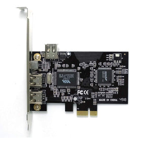 ELIATER PCIe Firewire Card for Windows 10, IEEE 1394A PCI Express Controller 4 Ports(3 x 6 Pin and 1 x 4 Pin), 1394a Firewire 40