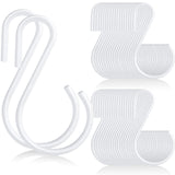 Sratte S Hooks for Hanging 1.8 Inch Heavy Duty Stainless Steel S Hooks Bulk Curtain Hanging Connectors Mini S Shaped Hangers Orn