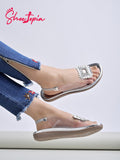 Shoetopia Women'S Girls-Snd-154 Flat Sandal-6 Kids Uk (Girls-Snd-154-Silver)-Eu39,Silver,6,B0D4VQJCTK